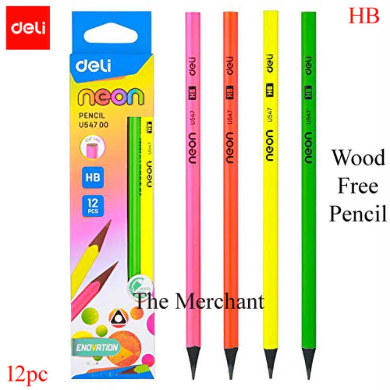 deli-neon-pencil-u54700-12pcs-box-wrg3950rix