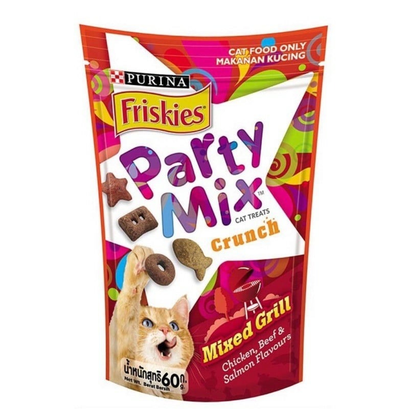 Frishkies Party Mix Cat Treat Grill 60gm