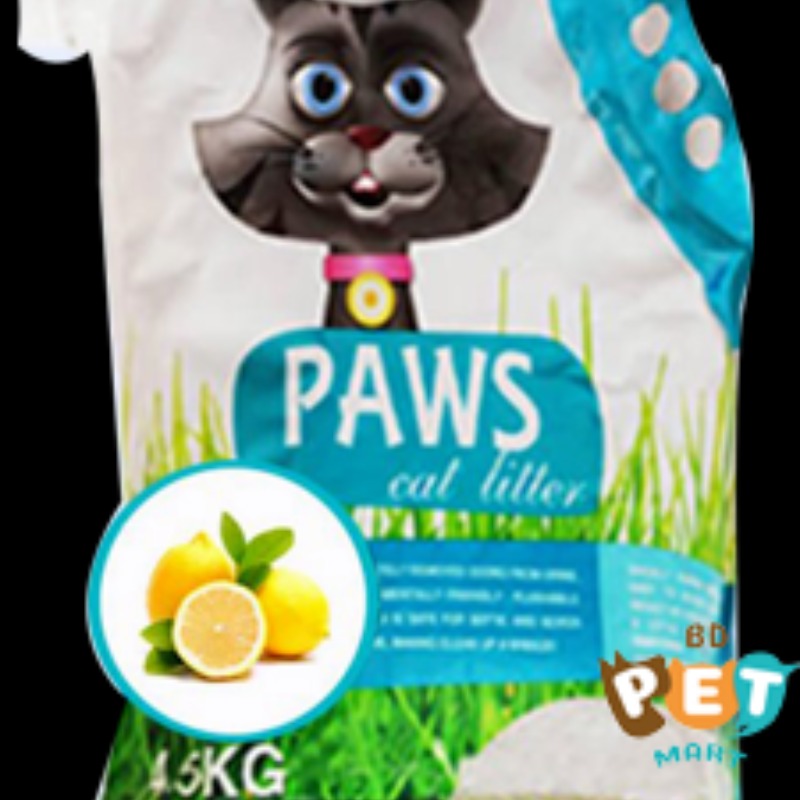 Paws cat Litter Lemon 4.5 kg