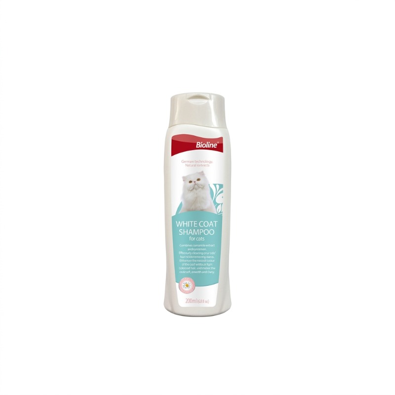 Bioline White Coat Shampoo For Cats -200ml