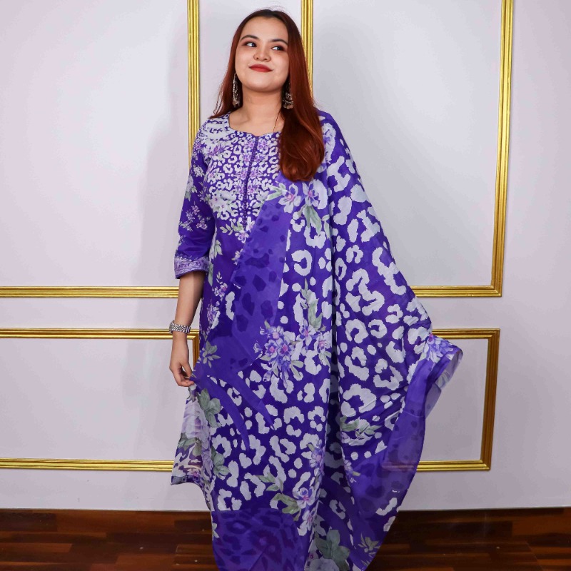 Zam Zam Cotton Unstitched Three Piece