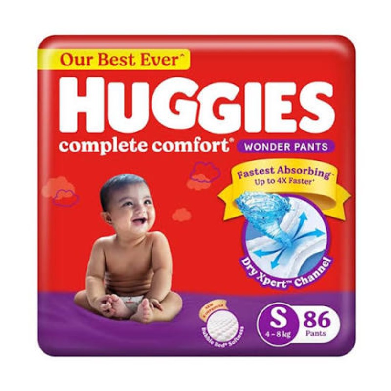 Huggies Wonder Pants S 86s (4-8KG)