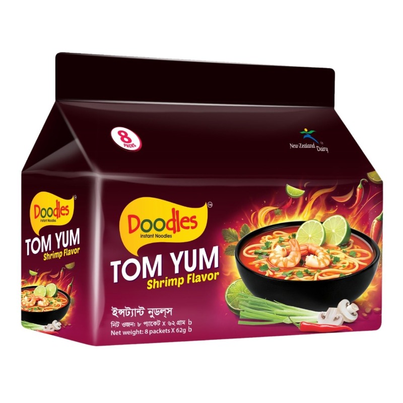 Doodles Instant Noodles Tomyom Shhrimp 496 g
