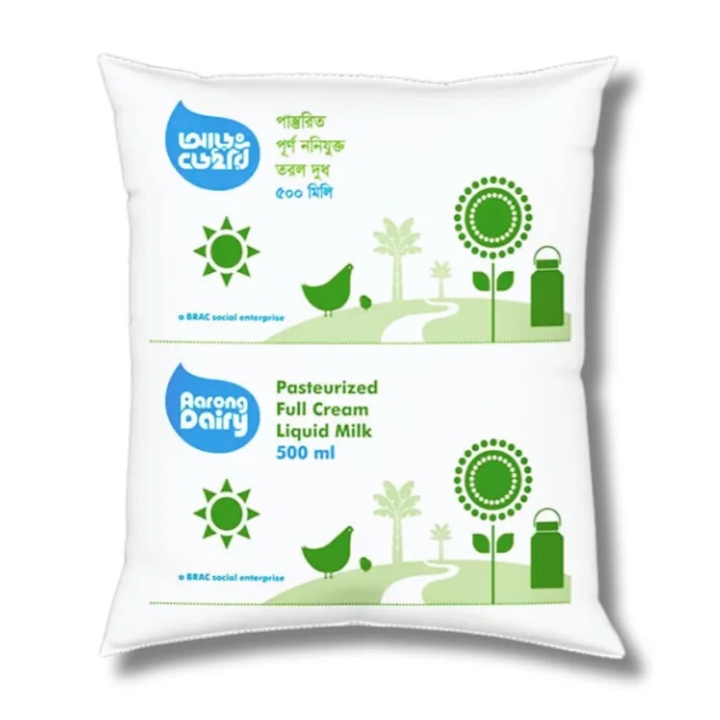 Aarong Pasteurized Full Cream Milk 500ml