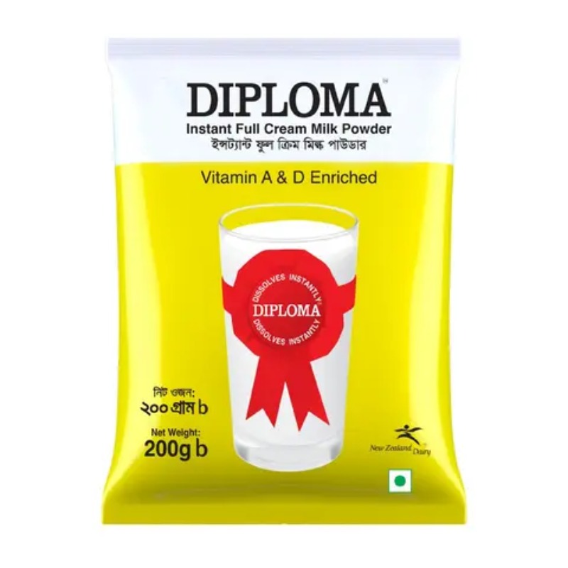 Diploma Instant Full Cream Milk Powder 200gm