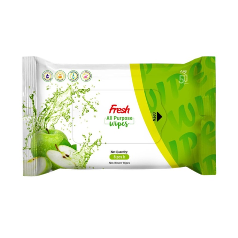 Meghna Fresh Happy Nappy All Purpose Wipes 8 PCS B