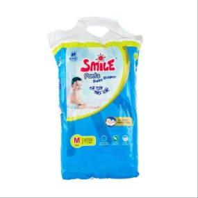 Smile Pants Baby Diaper 'M' Size (7-12KG) 40 Piece