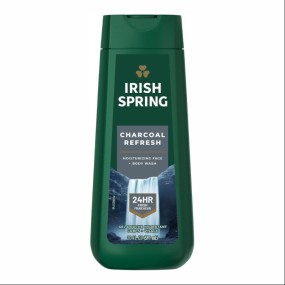Irish Spring Charcoal Refresh Face & Body Wash 591ml