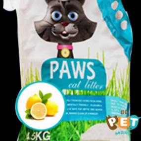 Paws cat Litter Lemon 4.5 kg