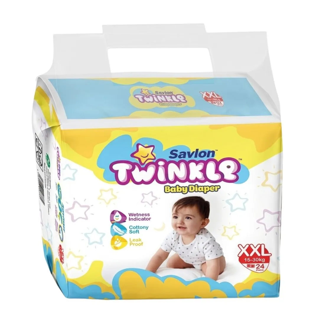 Savlon Twinkle Belt Baby Diaper XXL (15-30kg) 24pc...