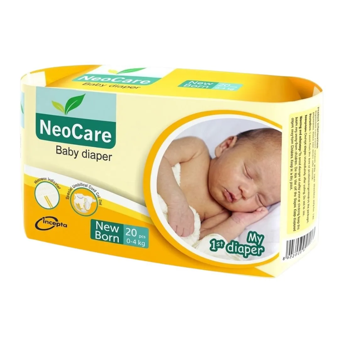 Neocare New Born Belt Baby Diaper (0-4kg) 20pcs