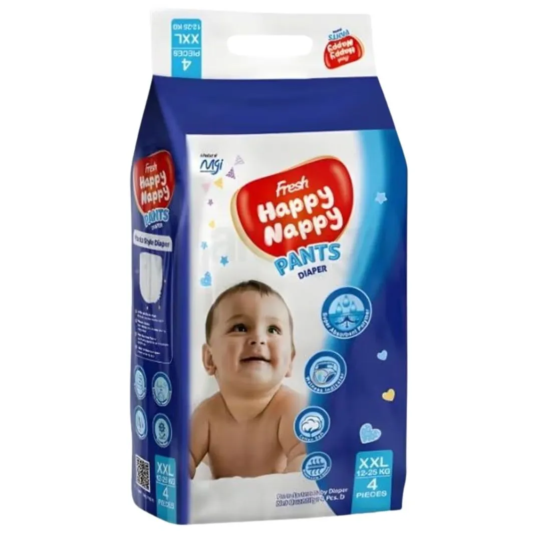 Fresh Happy Nappy Pants Diaper XXL 12-25kg 4pcs