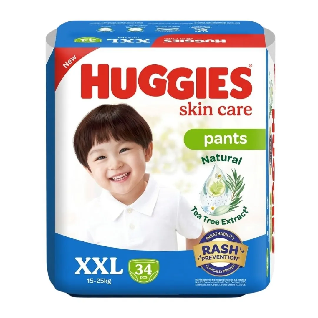Huggies Skincare Pants XXL (15-15kg) 34pcs