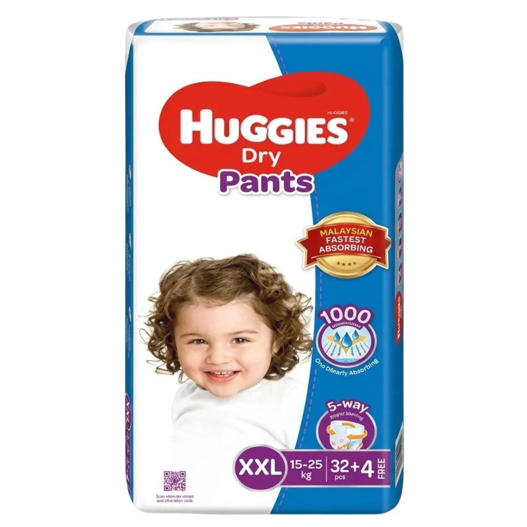 Huggies Dry Pants XXL (15-25kg) 32pcs