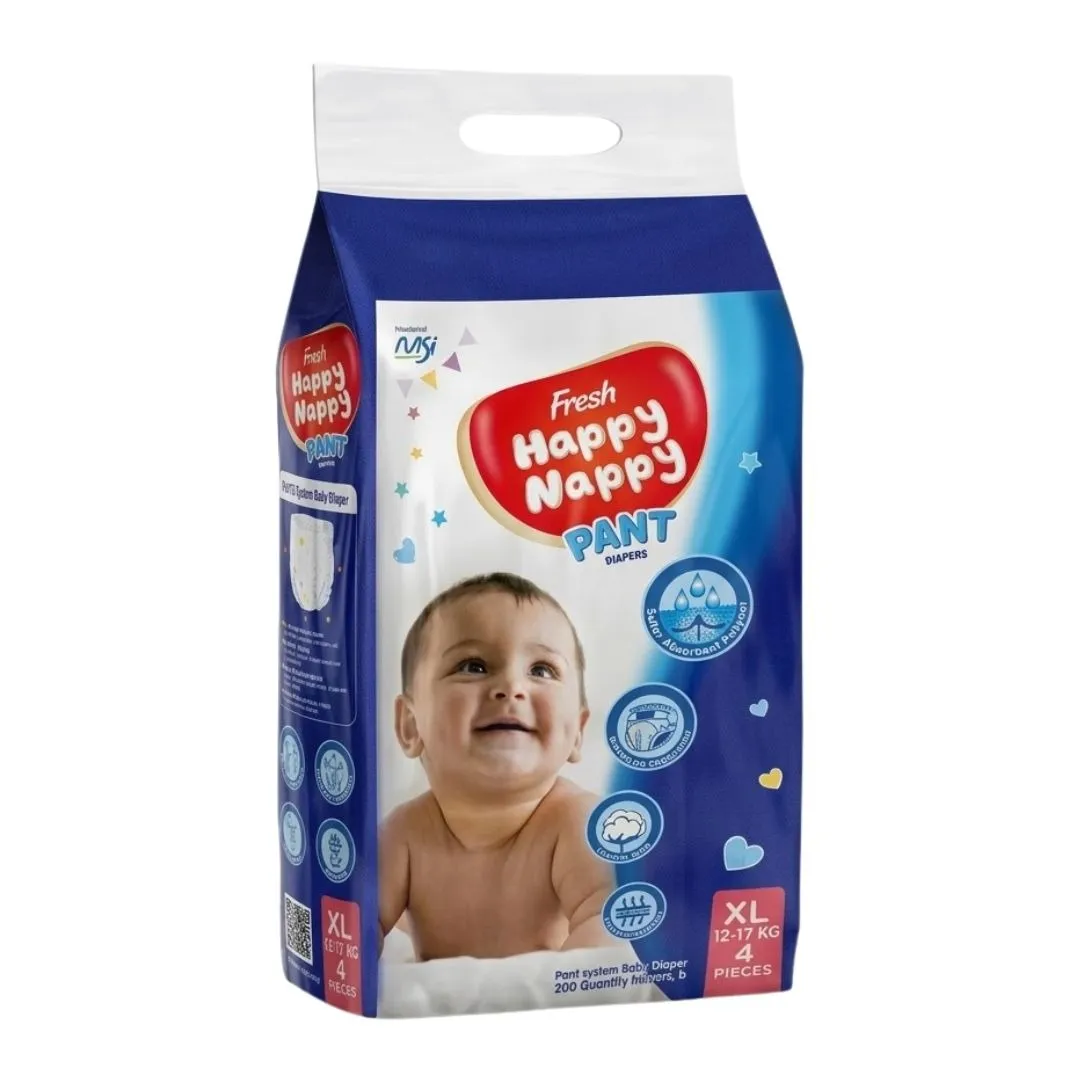 Fresh Happy Nappy Pants Diaper XL (12-17kg) 4pcs