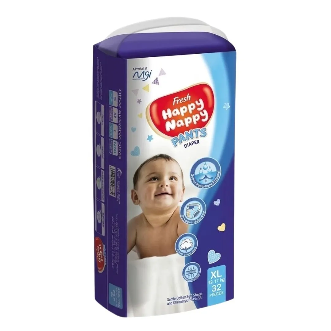 Fresh Happy Nappy Pants Diaper XL (12-17kg) 32pcs