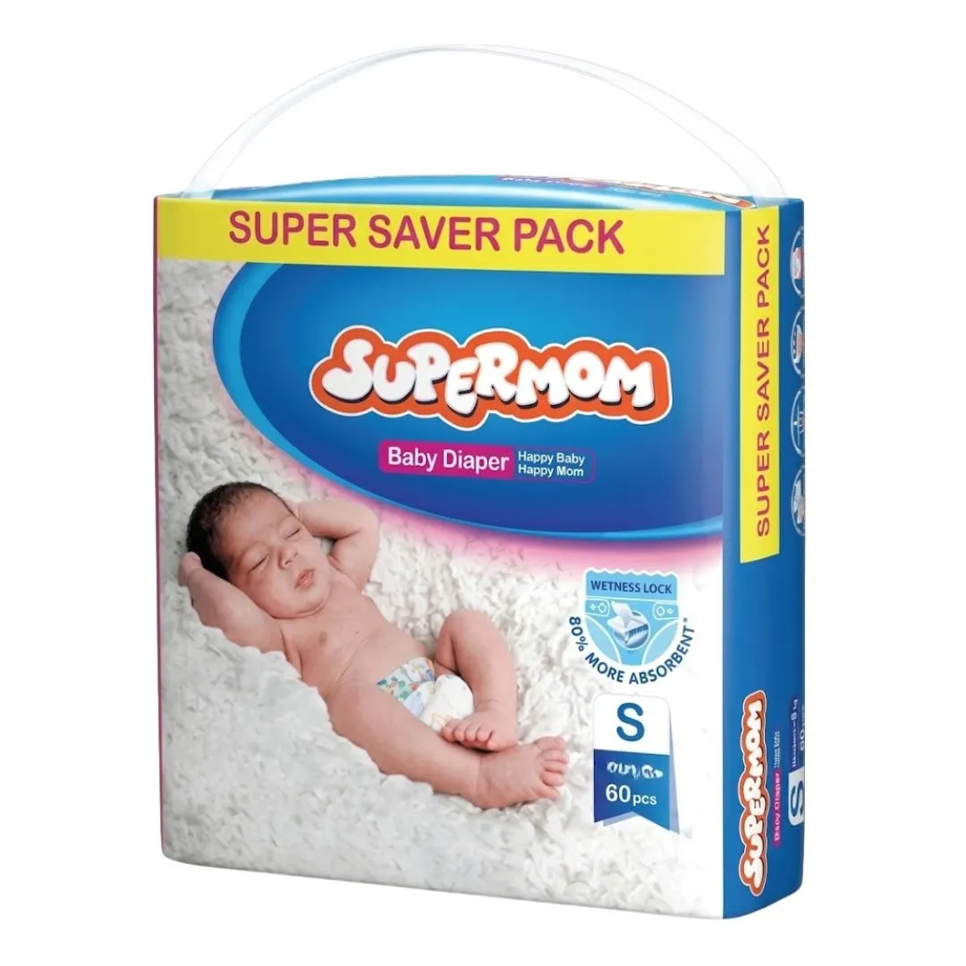 Supermom Baby Pants Diaper S (0-8kg) 60pcs