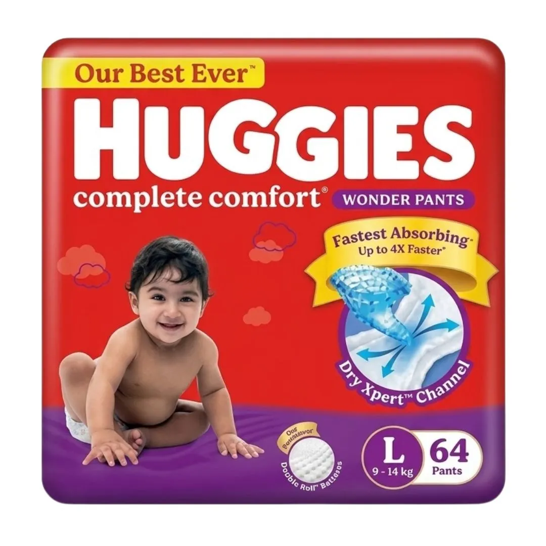 Huggies Wonder Pants L (9-14kg) 64pcs