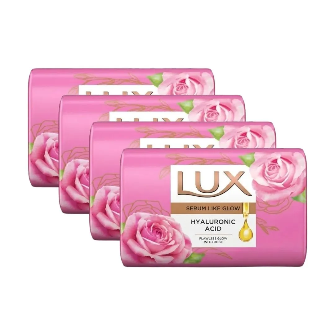 Lux Bright Flaw Less Glow Rose 150g (Buy 4 & Get 6...