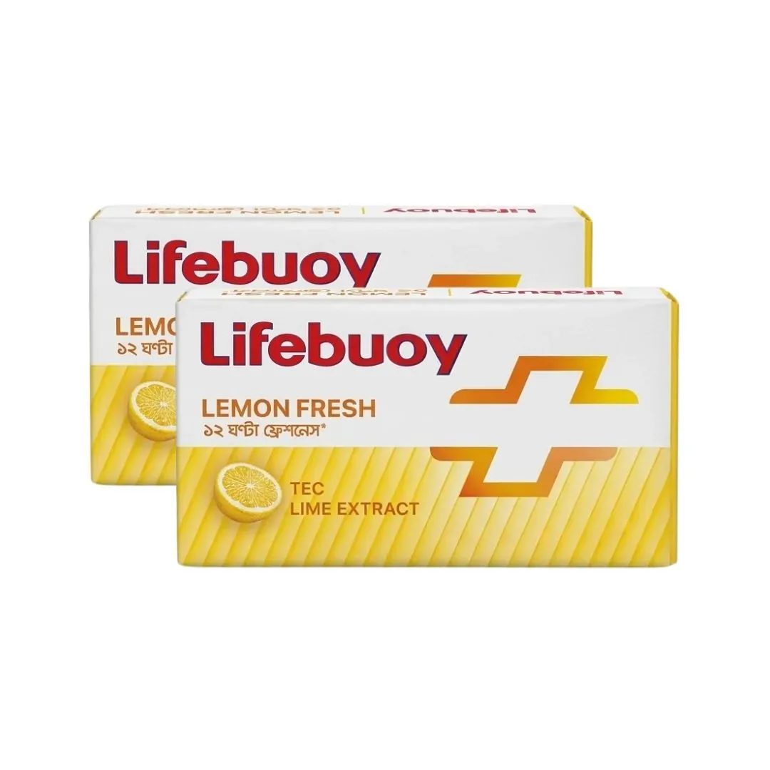 Lifebouy Lemon Fresh 90g (Buy 2 & Get 10tk Off)