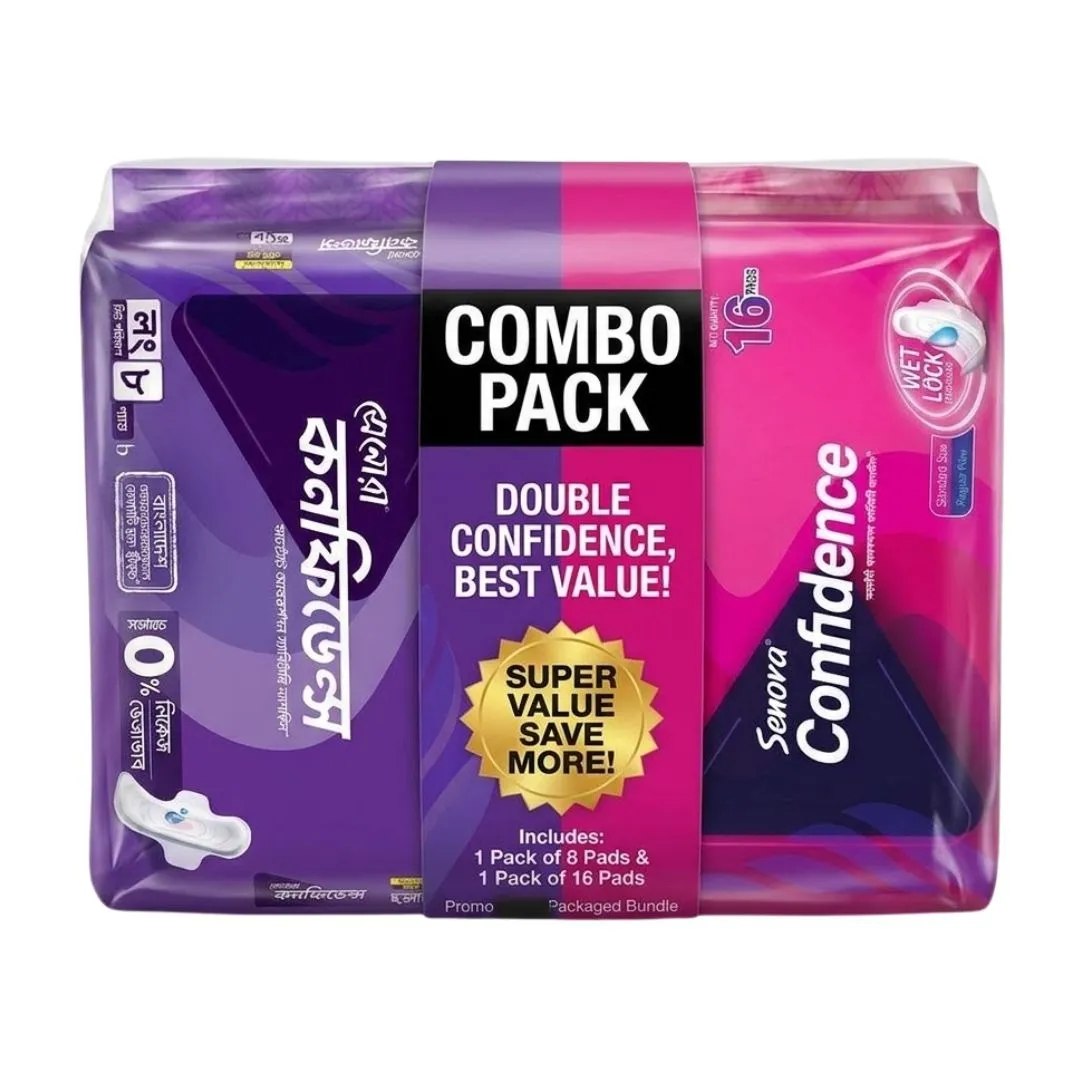 Senora Confidence Regular Flow 16 Pads & Senora Co...
